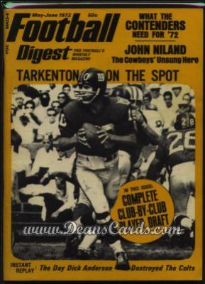 1972 Football Digest #0   -  John Brockington March 
