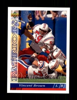 1993 Upper Deck #362  Vincent Brown 