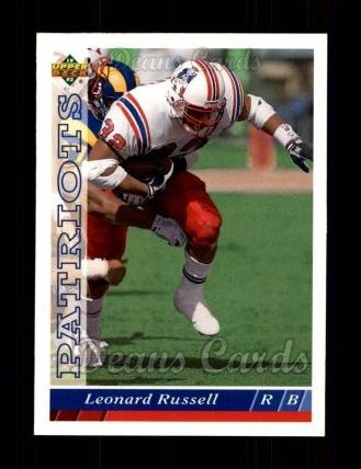 1993 Upper Deck #381  Leonard Russell 