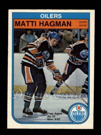 1982 O-Pee-Chee #108  Matti Hagman 