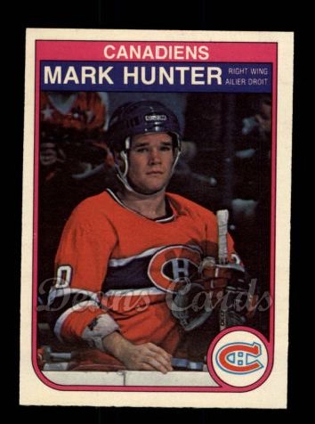 1982 O-Pee-Chee #185  Mark Hunter 