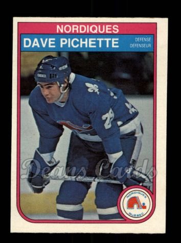 1982 O-Pee-Chee #289  Dave Pichette 
