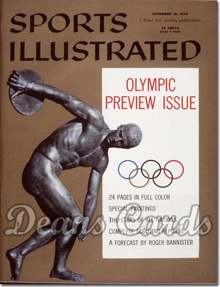 1956 Sports Illustrated - No Label   November 19  -  Olympic Preview