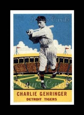 1933 Delong Gum Reprint #5  Charlie Gehringer 