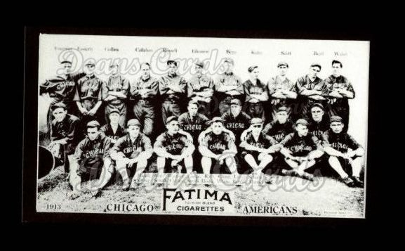 1913 T200 Fatima Team Reprint #2   Chicago Americans