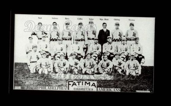 1913 T200 Fatima Team Reprint #6   Philadelphia Americans