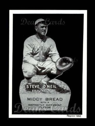 1927 Middy Bread Reprint #38  Steve O'Neil 