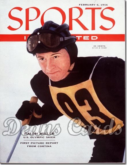 1956 Sports Illustrated - No Label   February 6  -  Ralph Miller Skiing