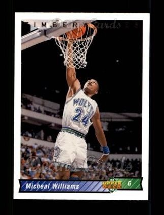 1992 Upper Deck #398  Micheal Williams 
