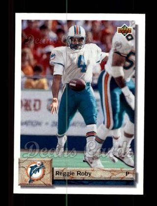 1992 Upper Deck #176  Reggie Roby 