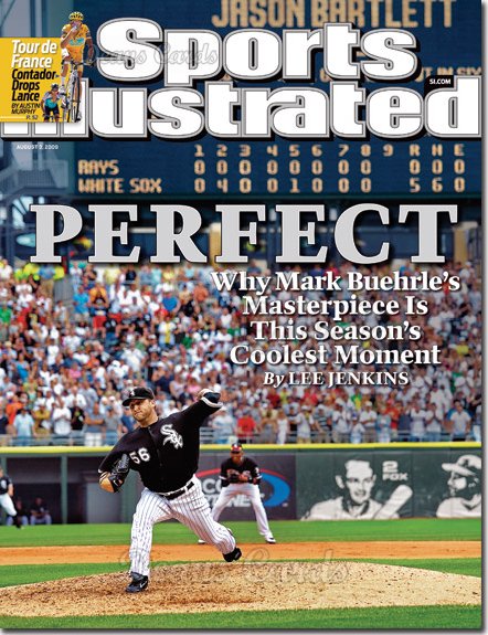 2009 Sports Illustrated - With Label   August 3  -  Mark Buehrle 