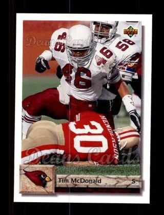1992 Upper Deck #195  Tim McDonald 