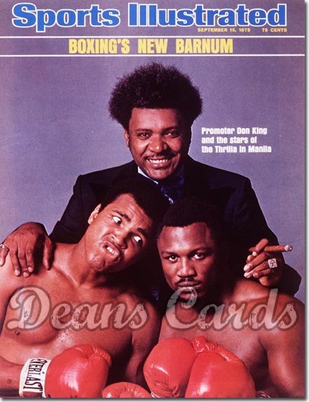 1975 Sports Illustrated - With Label   September 15  -  Muhammad Ali/Joe Frazier/Don King