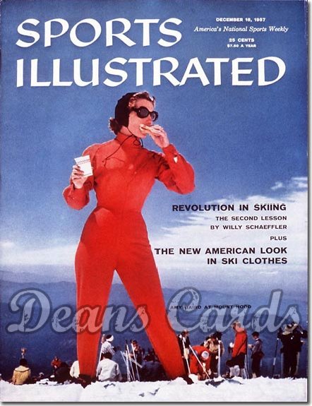 1957 Sports Illustrated - No Label   December 16  -  Amy Baird (Skiing / Skier)