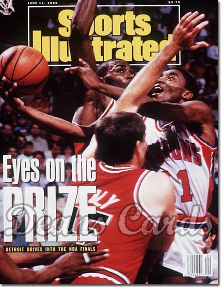 1990 Sports Illustrated - With Label   June 11  -  Isiah Thomas (Detroit Pistons)