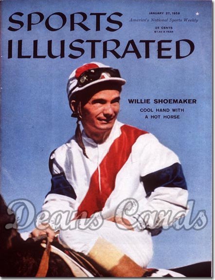 1958 Sports Illustrated - No Label   January 27  -  Willie Shoemaker