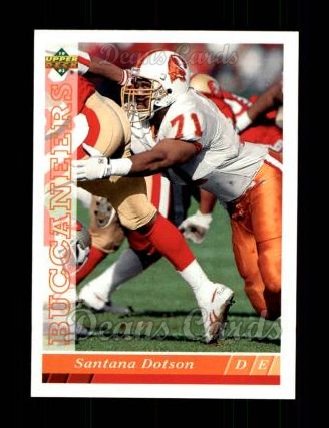 1993 Upper Deck #521  Santana Dotson 
