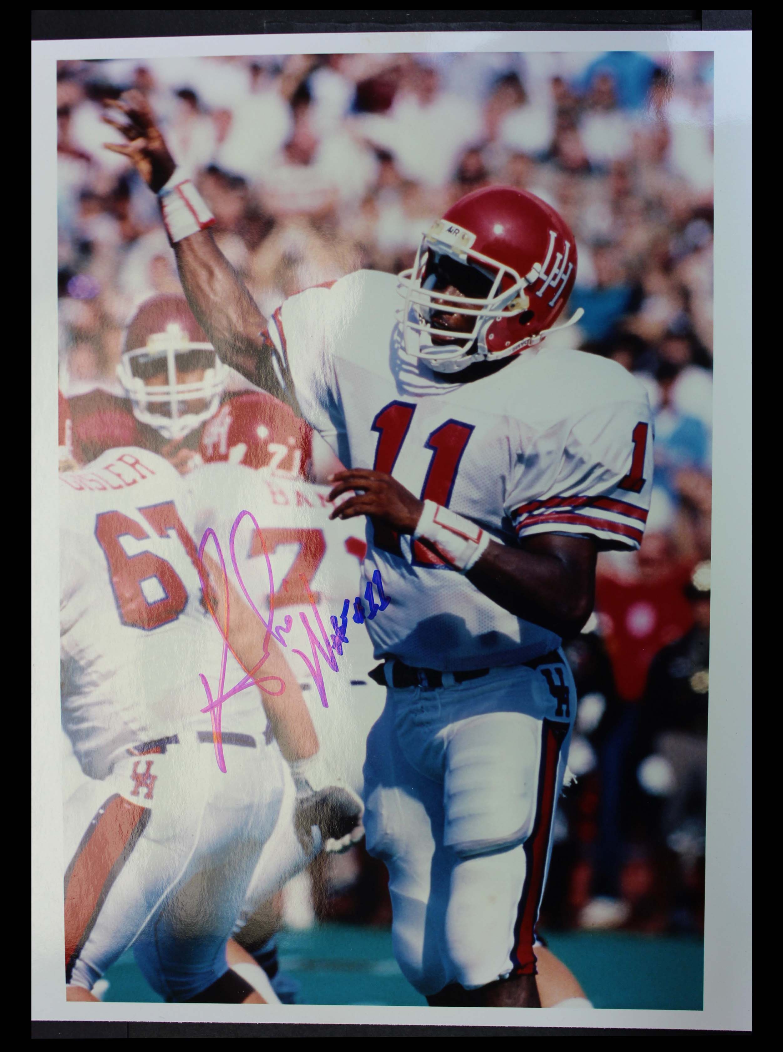    -  Andre Ware 1990s Football Autographed 8x10 Photo