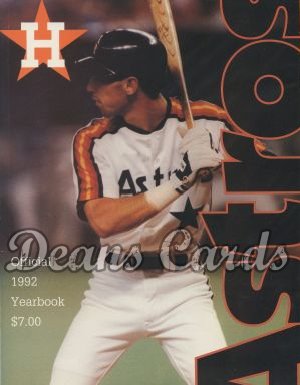 1992 Houston Astros Yearbook - Luis Gonzalez