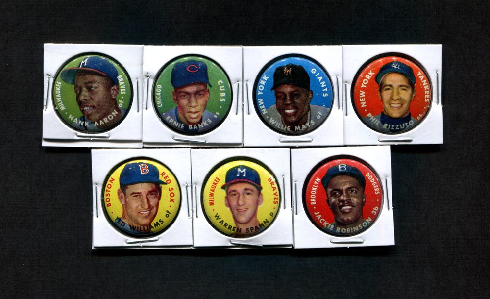 1956 Topps Pins    Topps Baseball Pins Complete Set (In Binder)
