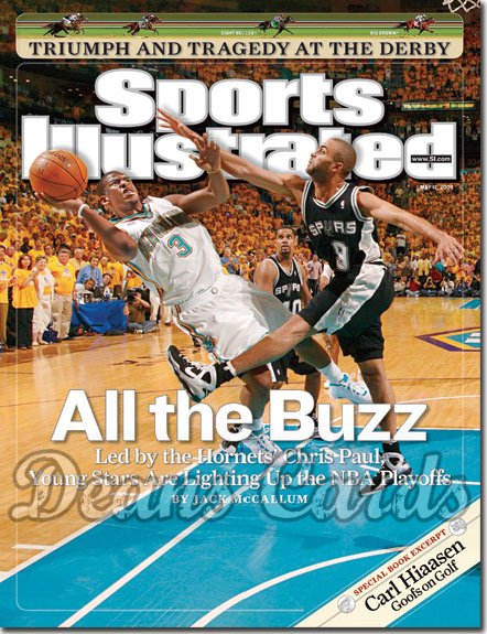 2008 Sports Illustrated - With Label   May 12  -  Chris Paul New Orleans Hornets