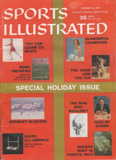 1958 Sports Illustrated - No Label   December 22  -  Holiday Issue