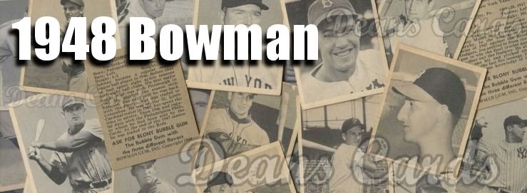1948 Bowman Baseball Cards 