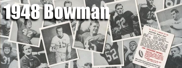 1948 Bowman Football Cards 