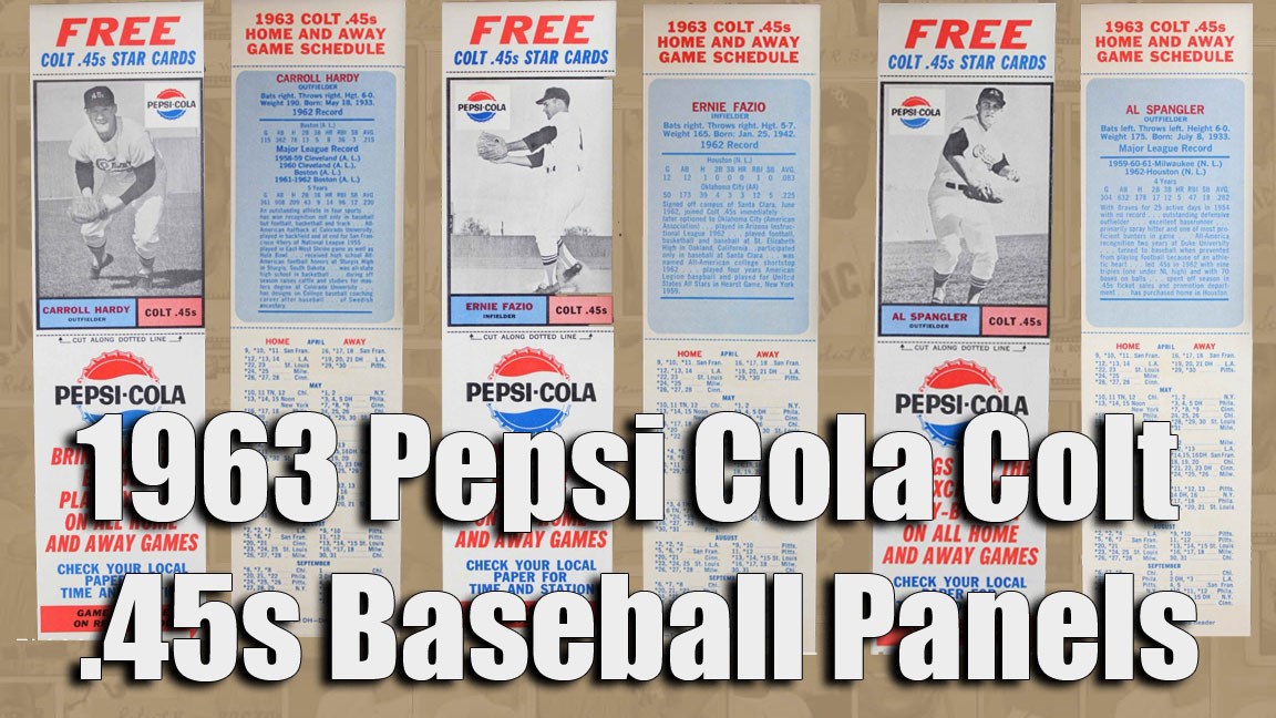 1963 Pepsi Cola Colt 45s Panels 